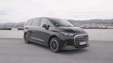 The all new electric Mercedes-Benz VLE 300 Design Preview in Obsidian black