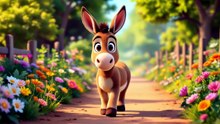Hee-Haw, Donkey!  Cute Farm Animal Song for Children