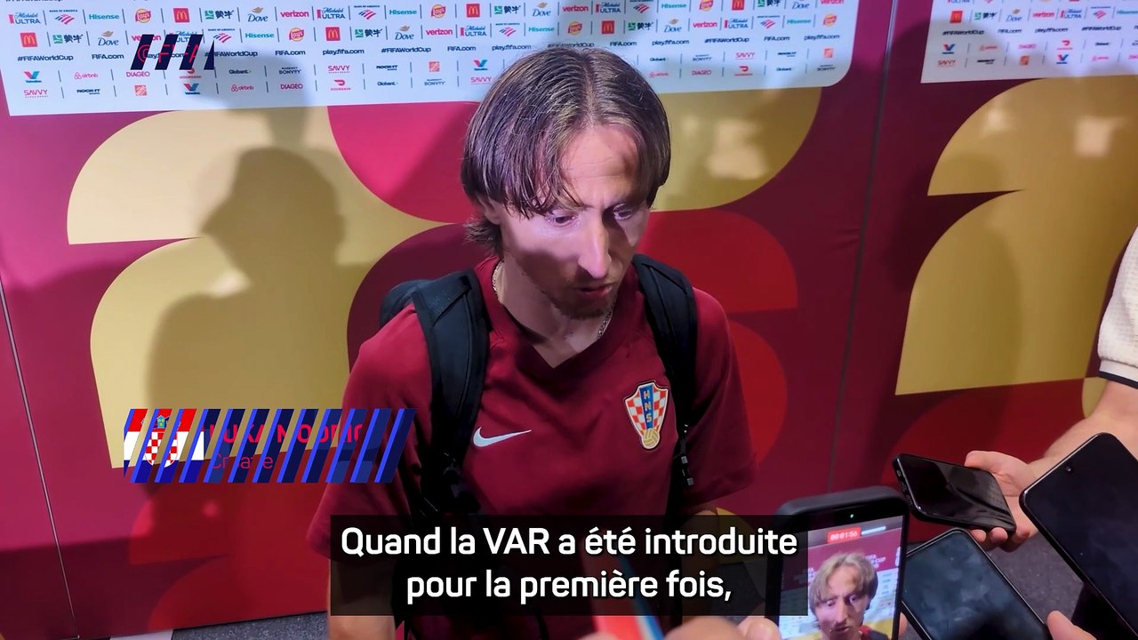 Modric critique la VAR : "On dirait que ça joue toujours contre nous"