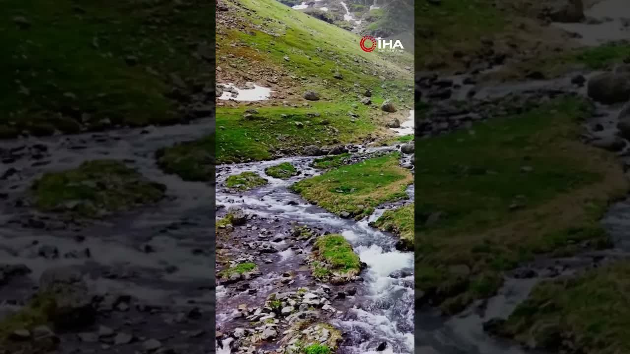 Gümüşhane Artabel Gölleri Tabiat Parkı Temmuzda Karla Kaplı