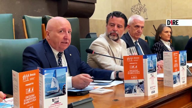 Servizio AIL Brescia e velaterapia con Giuseppe Navoni, presidente di AIL Brescia.mp4