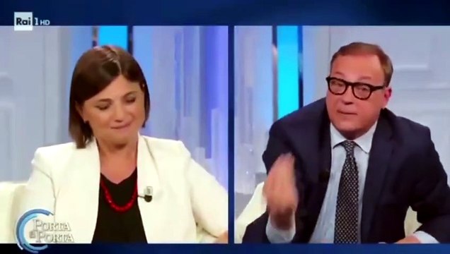 Rissa verbale a Porta a Porta, Vespa perde la pazienza: “Posso parlare?”