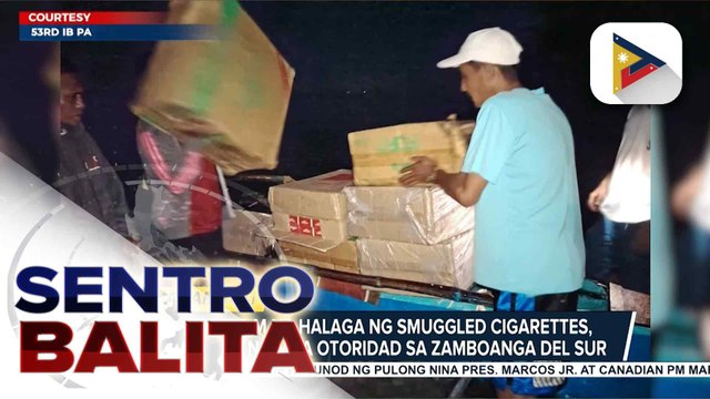 Higit P100M na halaga ng smuggled cigarettes, nasamsam sa magkakahiwalay na operasyon ng mga awtoridad sa Mindanao | ulat ni Ysrael Damaolao - PTV Davao