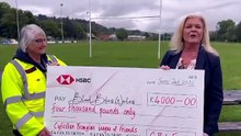 Aberystwyth charity Cyfeillion Bronglais League of Friends supports Blood Bikes Wales