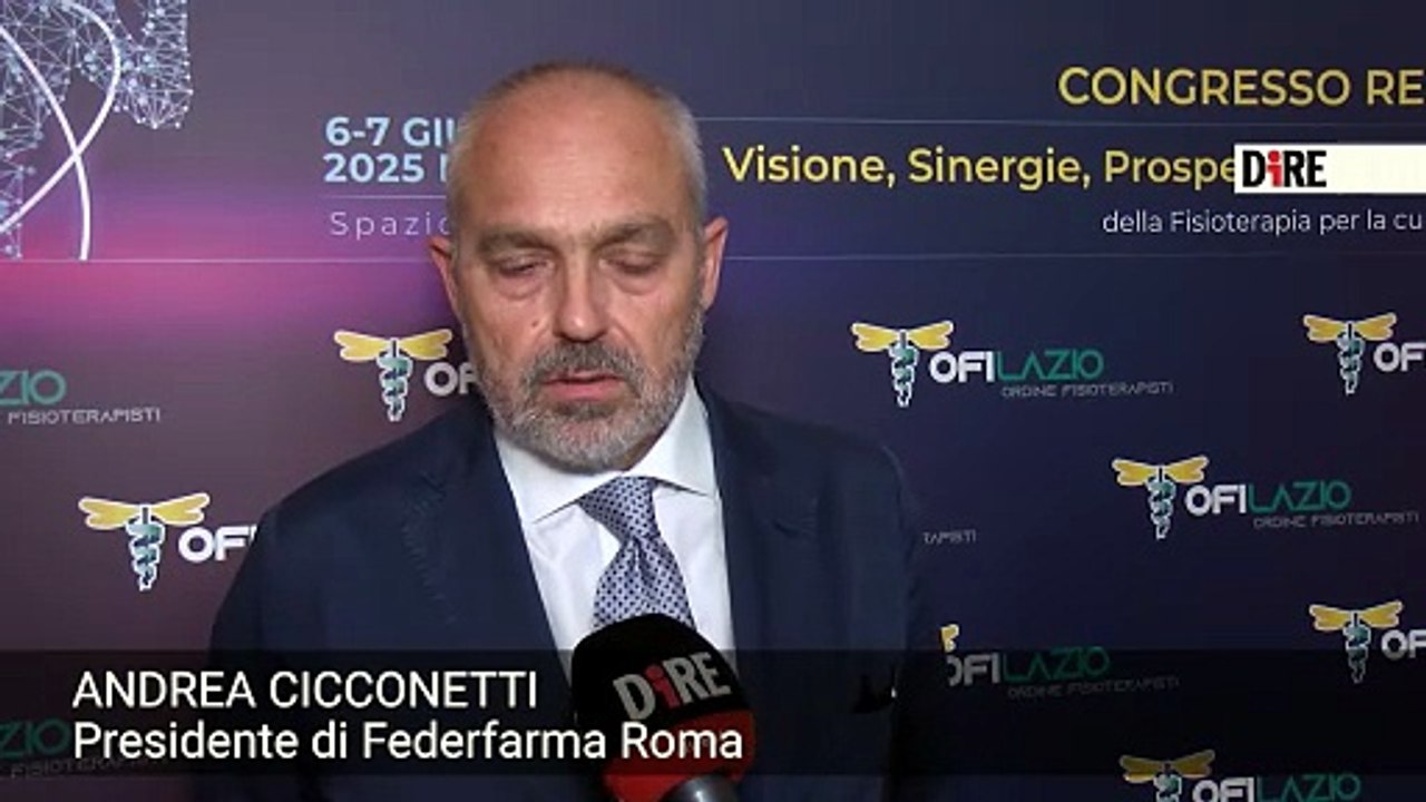 Fisioterapisti in farmacia: presidente di Federfarma Roma, Andrea Cicconetti