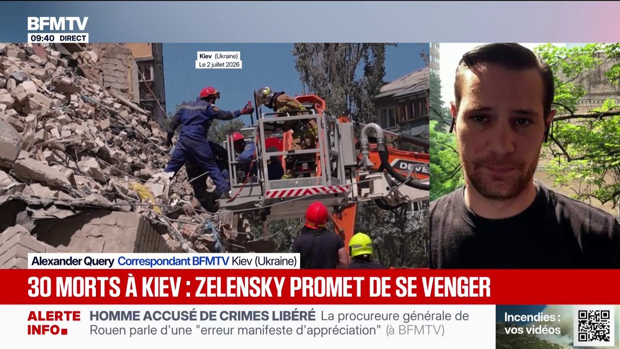 Ukraine: le bilan des frappes russes s'est alourdit à 30 morts