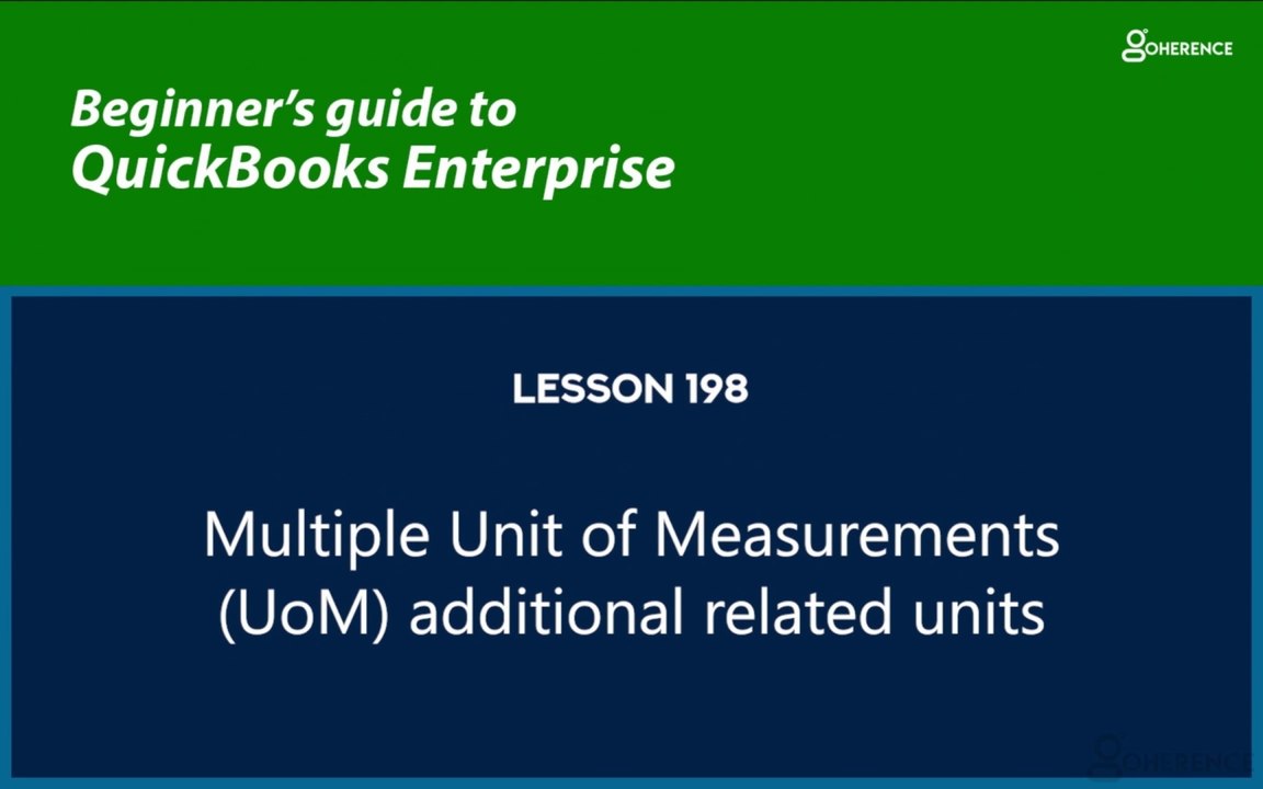 198 -   Multiple Unit of Measurements (UoM) additional related units