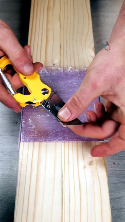 Satisfying foam insulation cutting hack✂