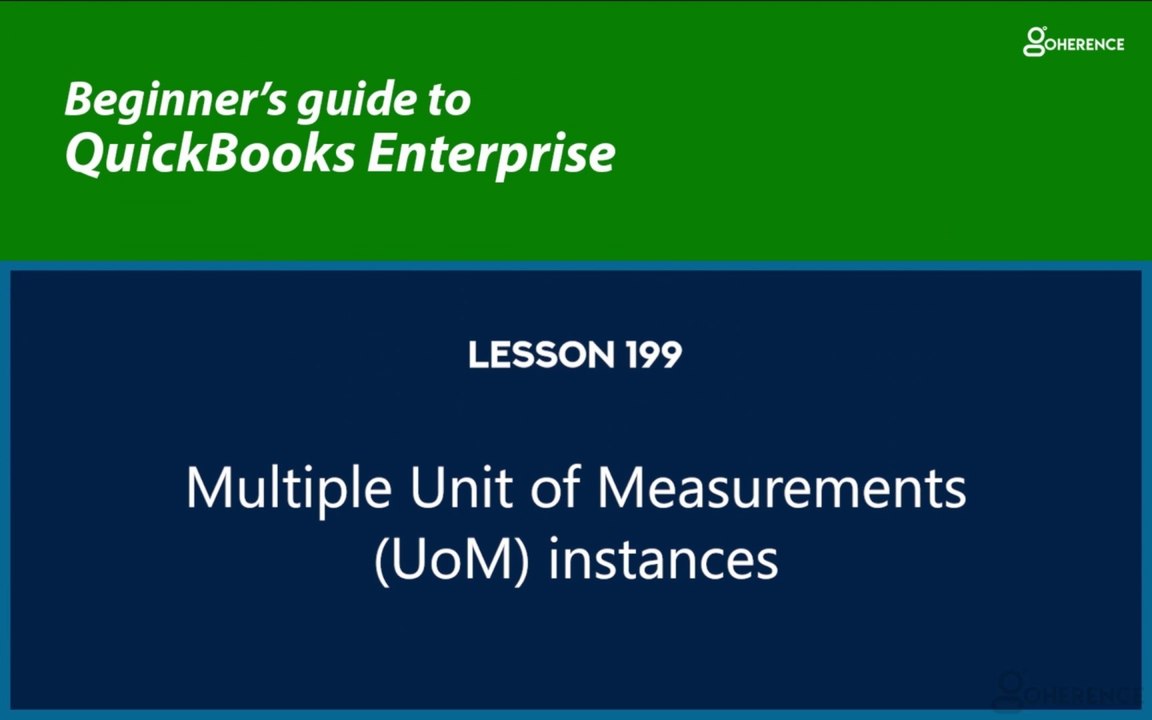 199 - Multiple Unit of Measurements (UoM) insta...