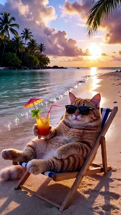 cat enjoy in the see site of Entertainment