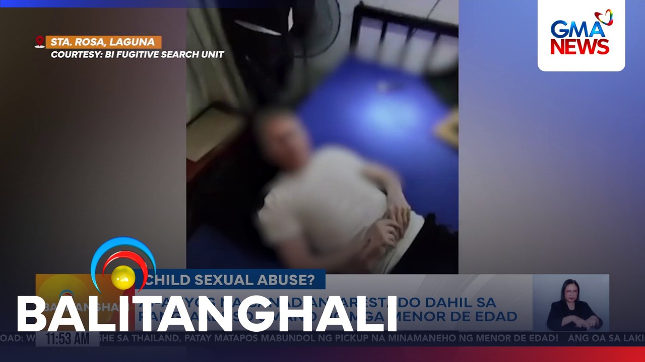 73-anyos na Canadian, arestado dahil sa pang-aabuso umano ng mga menor de edad | Balitanghali