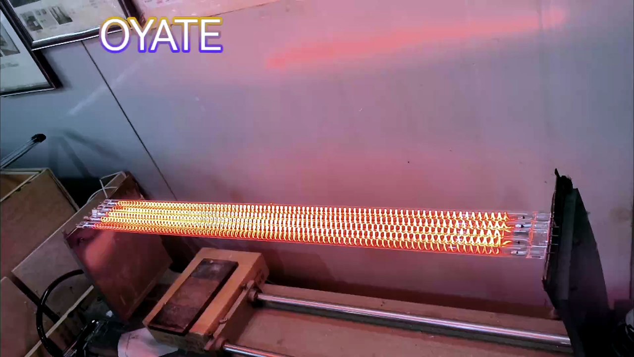 730mm 220v 1000w Carbon Fiber Fnfrared Lamp Industrial Heat Lamp for printing dryer system