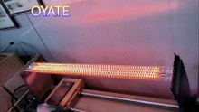 730mm 220v 1000w Carbon Fiber Fnfrared Lamp Industrial Heat Lamp for printing dryer system