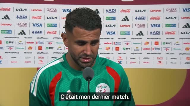 Algérie - Mahrez : C'était mon dernier match