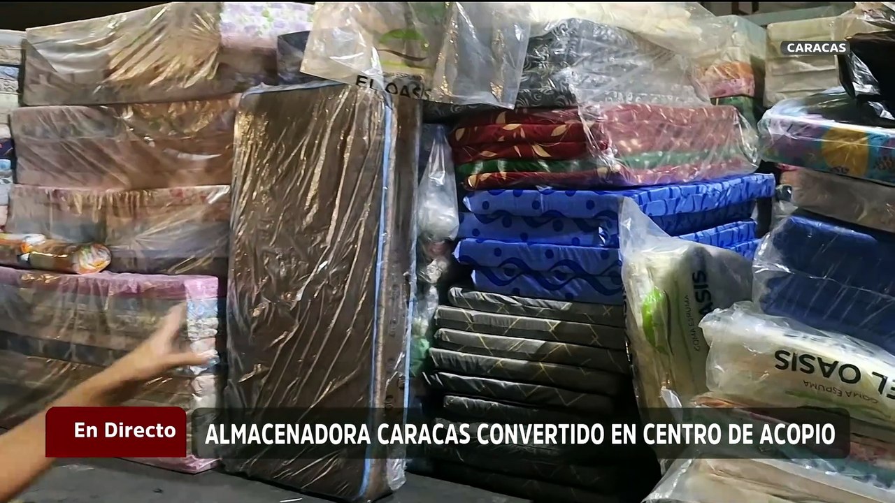 Almacenadora Caracas continúa recibiendo donaciones para trasladarlas a campamentos transitorios