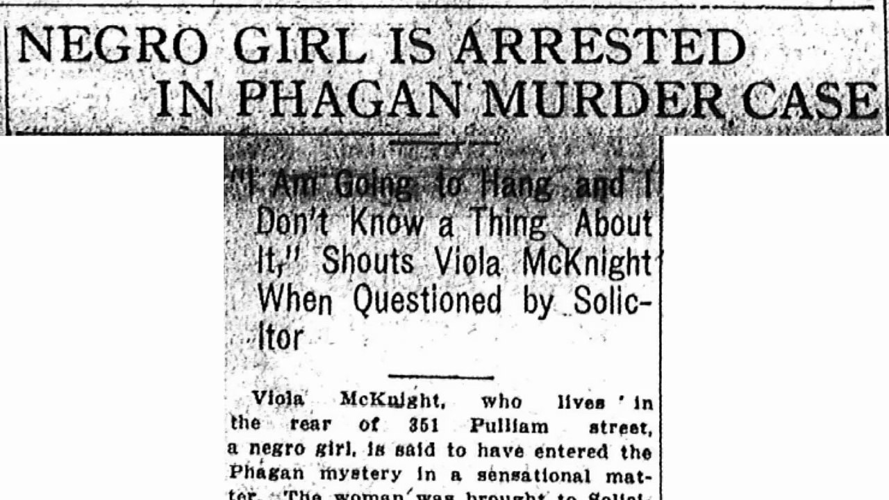 Monday, 2nd June 1913 Negro Girl is Arrested in Phagan Murder Case