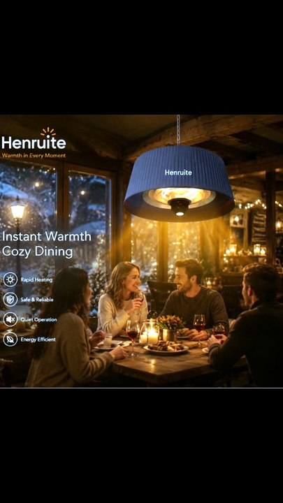 New Style 2100W Hanging Waterproof Garden Infrared Patio Heater Outdoor Heater For Home Office Winter Warmer