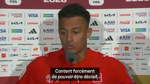 Suisse - Ndoye : On a envie de montrer qu'on est au niveau des grands du monde