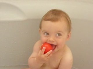 Mathieu dans le bain