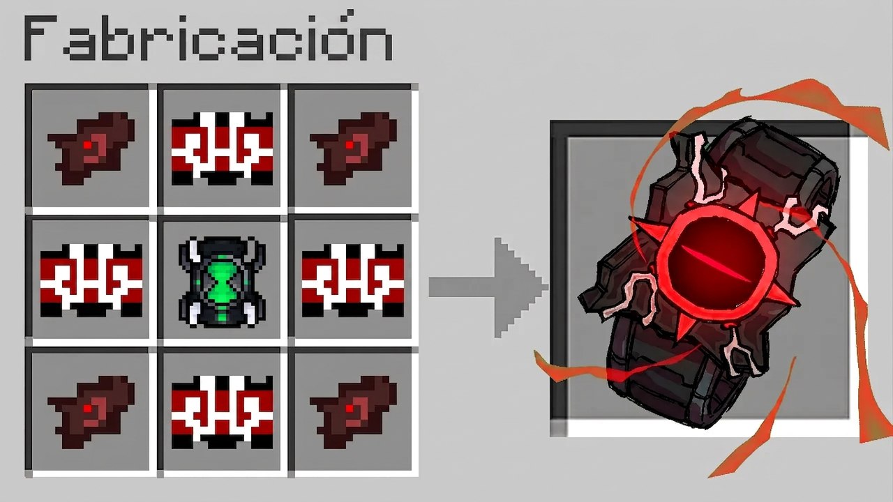 Recreé el Xelutrix de Ben 10 en Minecraft ¡Tienes que verlo!