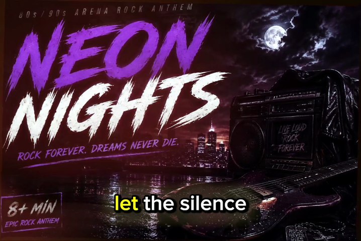 NEON NIGHTS 🌙 | Epic 80s/90s Arena Rock Anthem | Classic Rock with Powerful Guitar Solos (8+ Min)