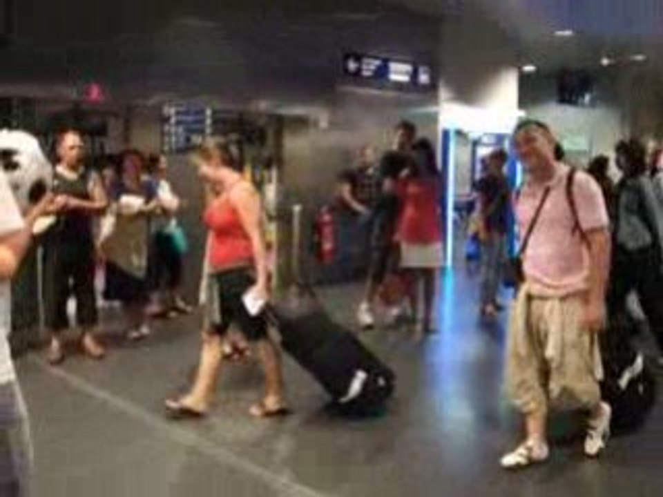 Arrivée airport