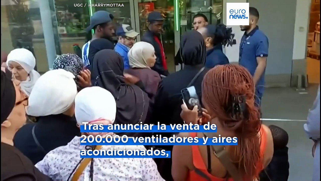 Frenesí por aires acondicionados, se producen peleas en tiendas Lidl de toda Francia