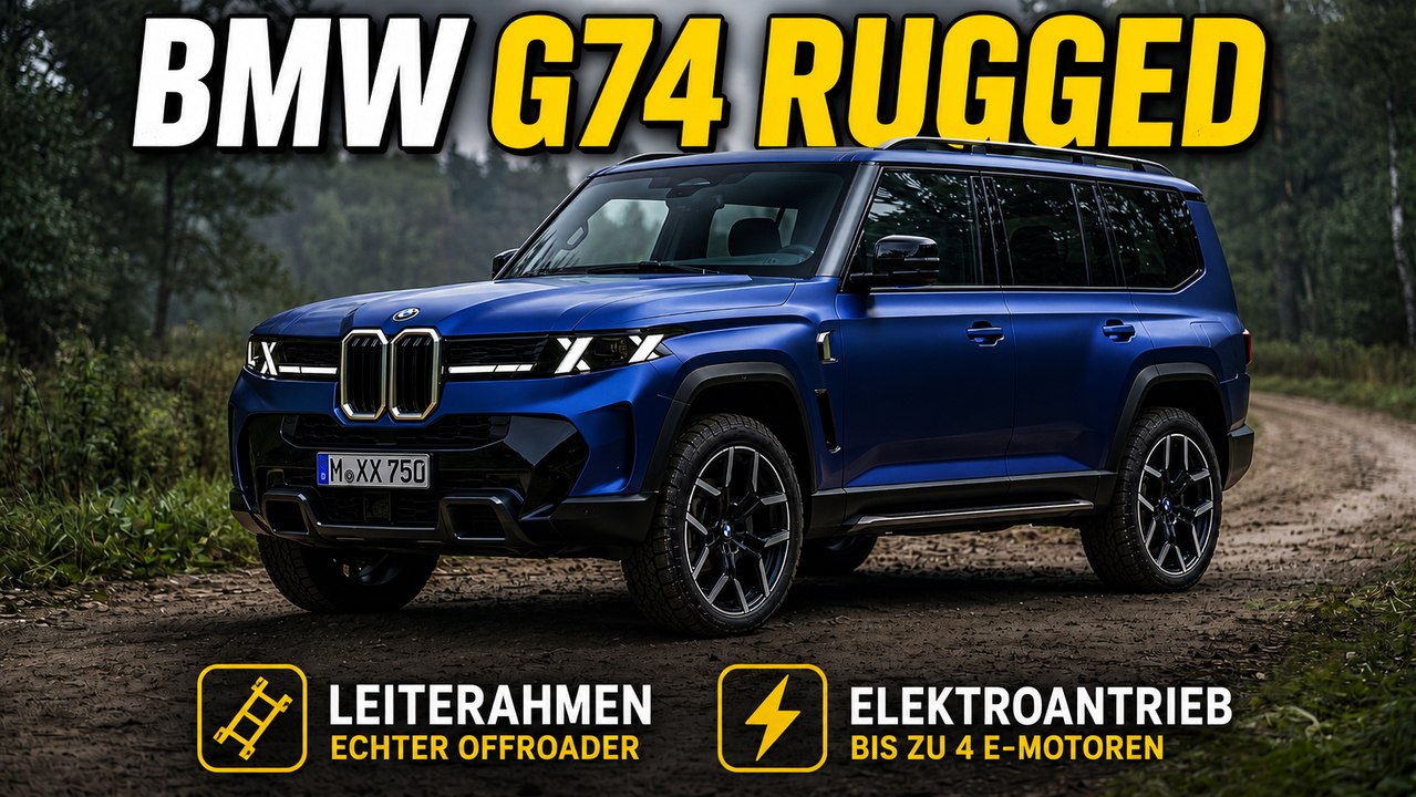 BMW G74 (Rugged): So könnte der neue Luxus-Geländewagen aussehen