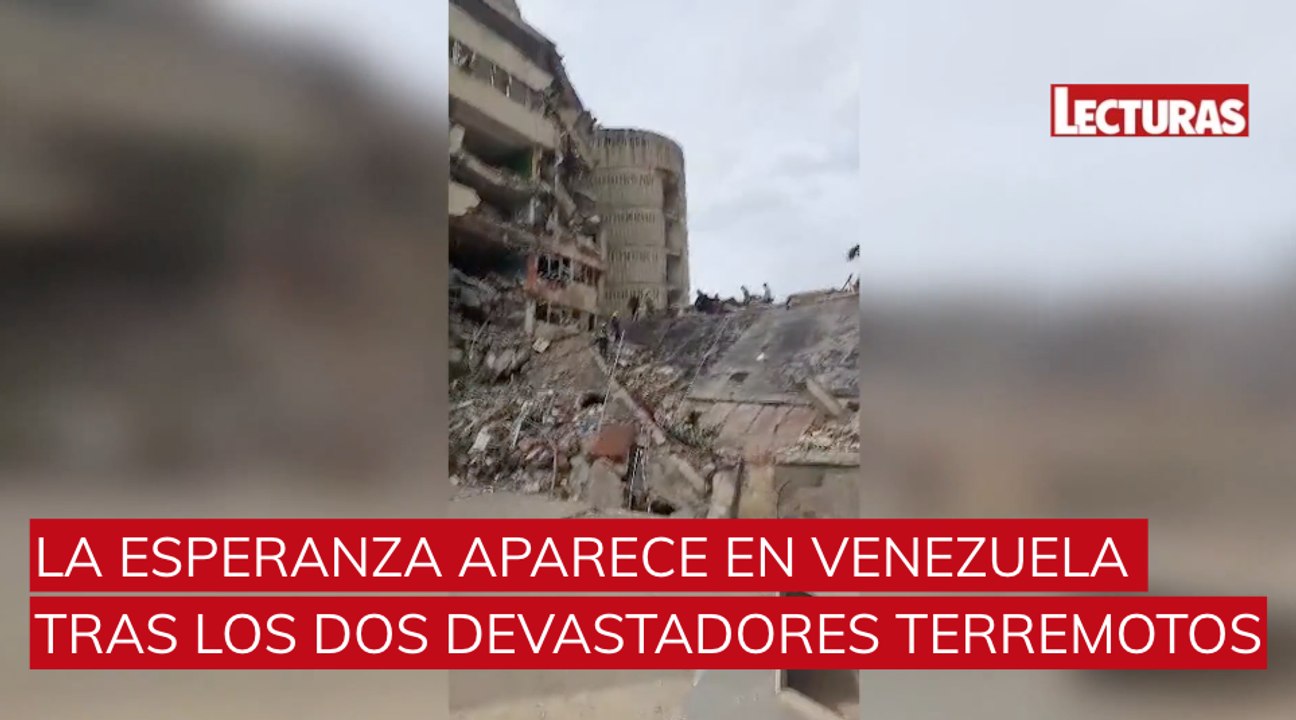 El emocionante rescate de una perrita en Venezuela después de 8 días sepultada