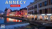 Annecy France 🇫🇷 | A Cosy Evening Walk In A Beautiful Picturesque Town Surrounded By The French Alps