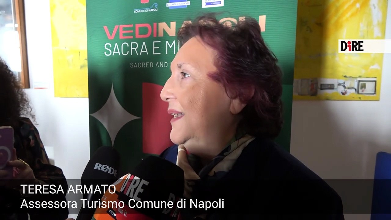 Teresa Armato, assessora al Turismo e alle Attivita produttive del Comune di Napoli --- mappa sito.mp4