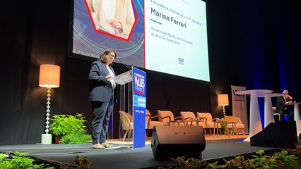 Congr&egrave;s des Villes de France : la ministre des Sports pr&eacute;sente ses priorit&eacute;s aux &eacute;lus