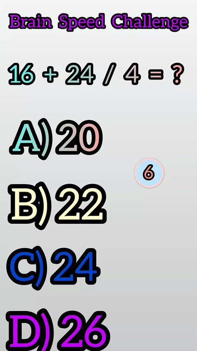 Brain Speed Challenge