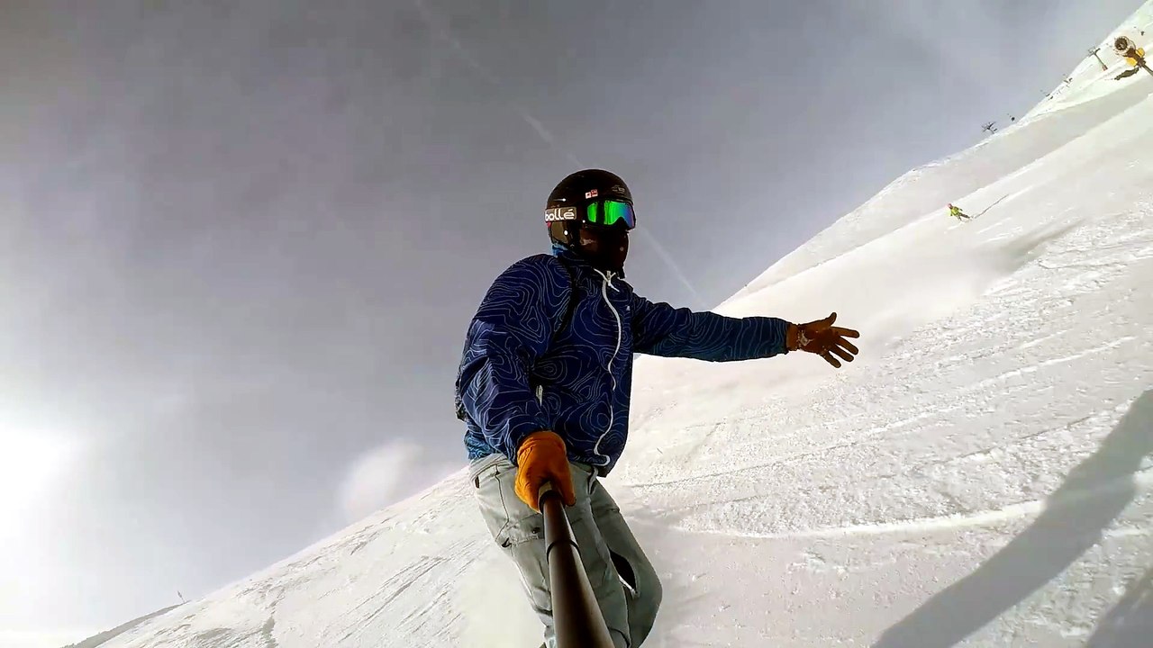 Snowboarding Livigno Italia - Day 1 | Coborare si partie libera