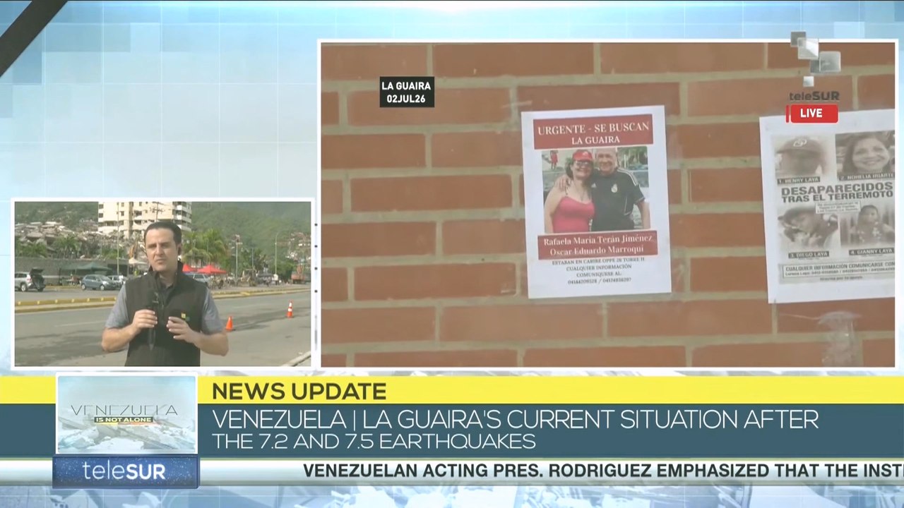 Venezuelan people unite in solidarity with affected from back-to-back earthquakes