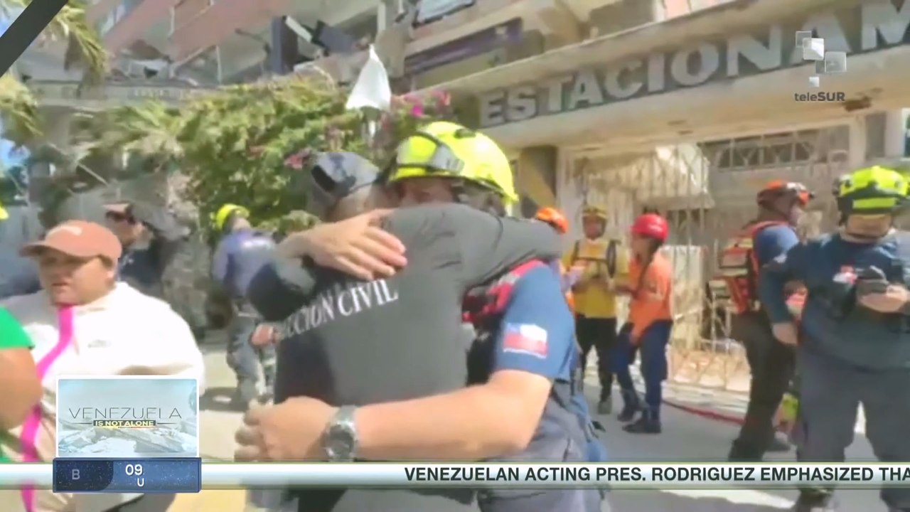 Venezuela | 8 days after the double earthquake, a 47-yr-old man was rescued alive