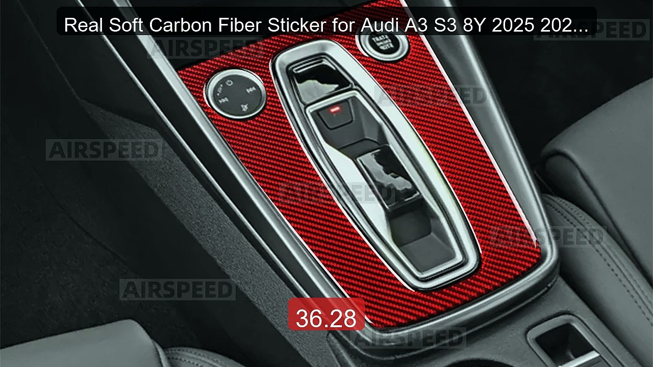 Real Soft Carbon Fiber Sticker for Audi A3 S3 8Y 2025 2026 LHD RHD ... -- Top Rated 2026 | Buy Now!