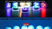 LED Car Interior Ambient Light Remote Control Decoration Au... -- Top Pick 2026 | Unbeatable Price!