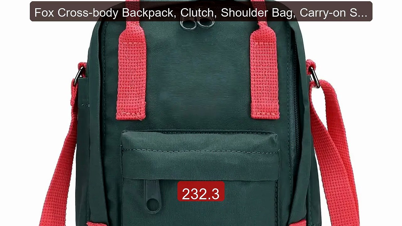 Fox Cross-body Backpack, Clutch, Shoulder Bag, Carry-on Small ... -- Hot Deal 2026 | Limited Offer!