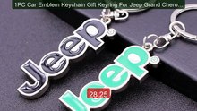 1PC Car Emblem Keychain Gift Keyring For Jeep Grand Cherokee W... -- Hot Deal 2026 | Limited Offer!