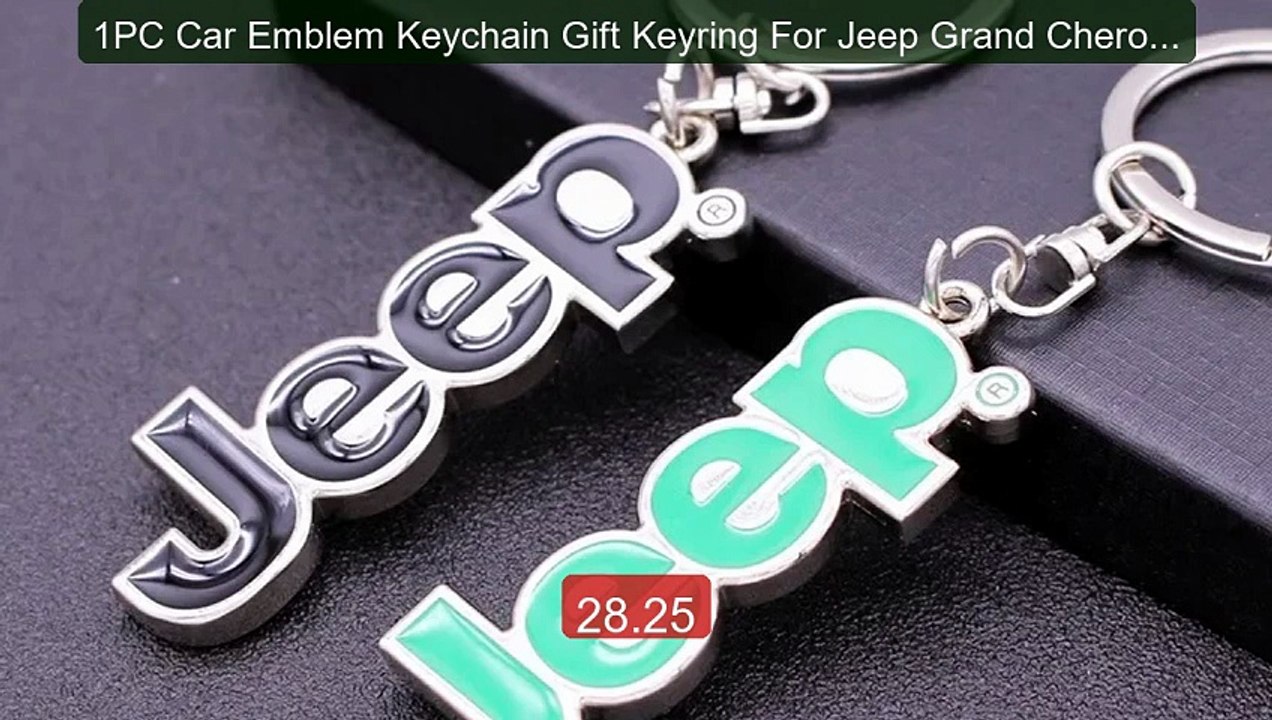 1PC Car Emblem Keychain Gift Keyring For Jeep Grand Cherokee W... -- Hot Deal 2026 | Limited Offer!