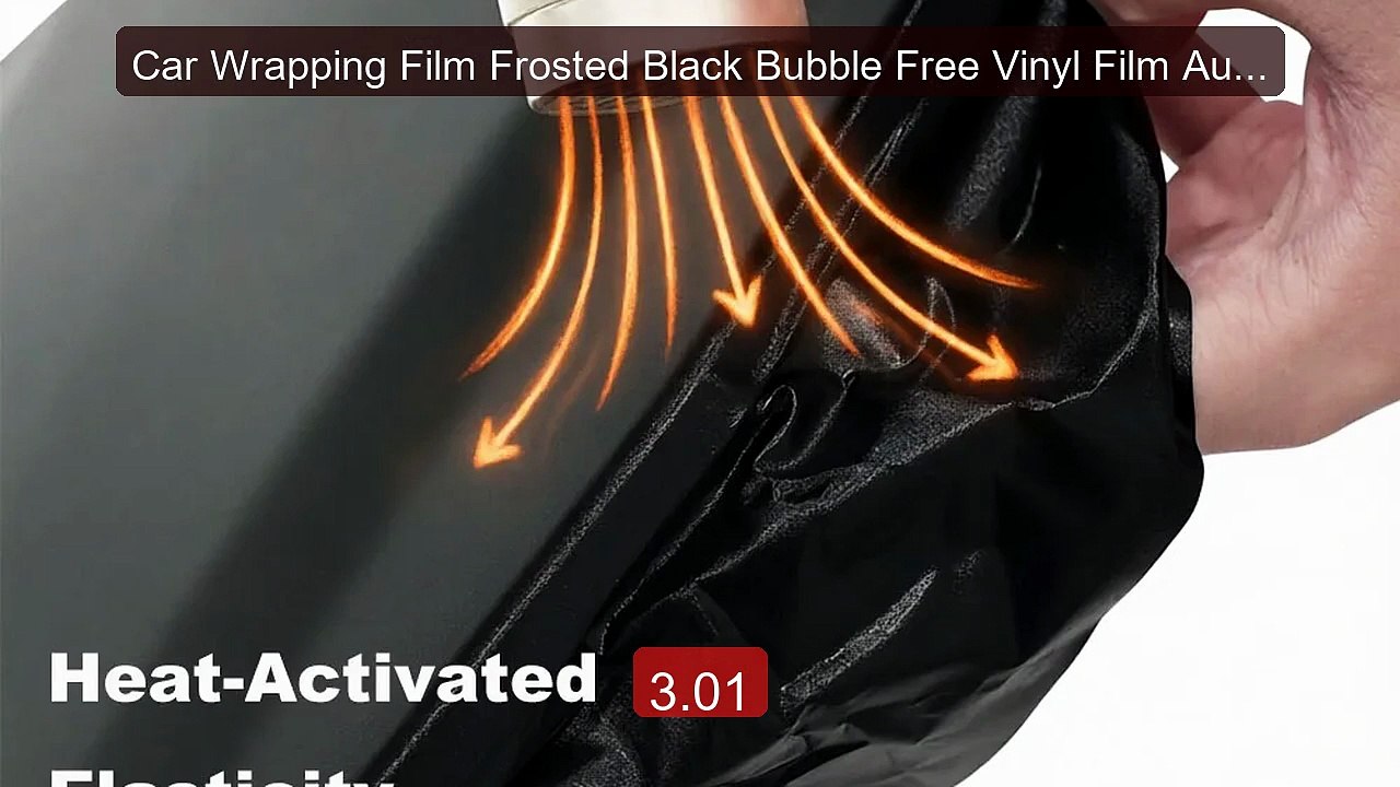 Car Wrapping Film Frosted Black Bubble Free Vinyl Film Auto Co... -- Best Buy 2026 | Great Quality!