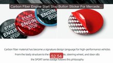 Carbon Fiber Engine Start Stop Button Sticker For Mercedes Be... -- Amazing Value 2026 | Must Have!