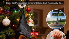 Black Bat Personalized Ornament Retro Dark Personality Bat ... -- Top Pick 2026 | Unbeatable Price!