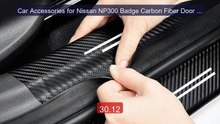 Car Accessories for Nissan NP300 Badge Carbon Fiber Door Threshold... -- Best Deal 2026 | Shop Now!