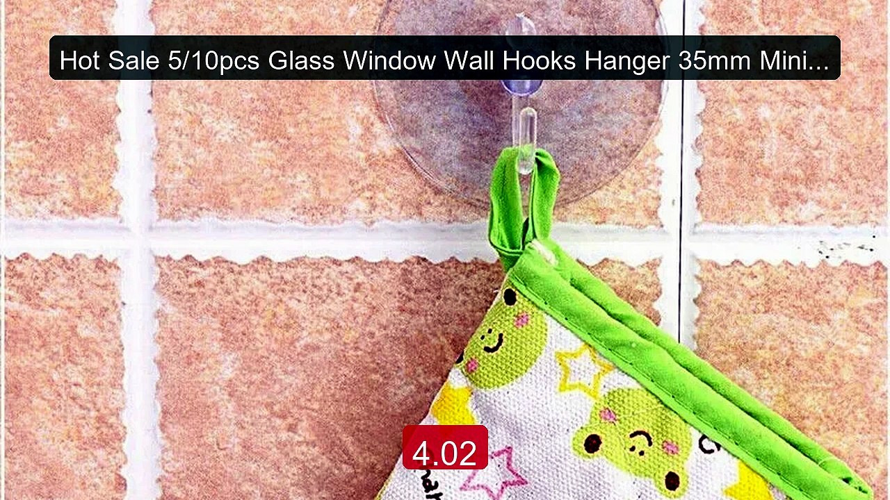 Hot Sale 5/10pcs Glass Window Wall Hooks Hanger 35mm Mini Str... -- Amazing Value 2026 | Must Have!