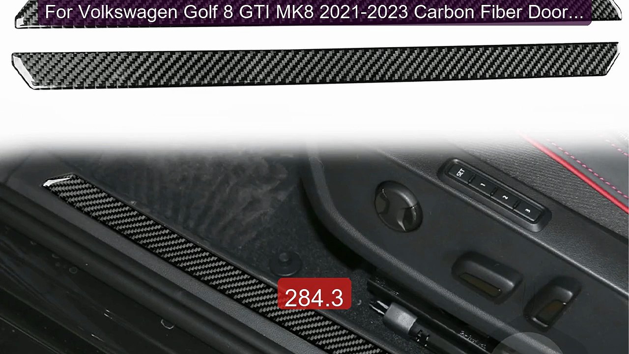 For Volkswagen Golf 8 GTI MK8 2021-2023 Carbon Fiber Door wel... -- Amazing Value 2026 | Must Have!