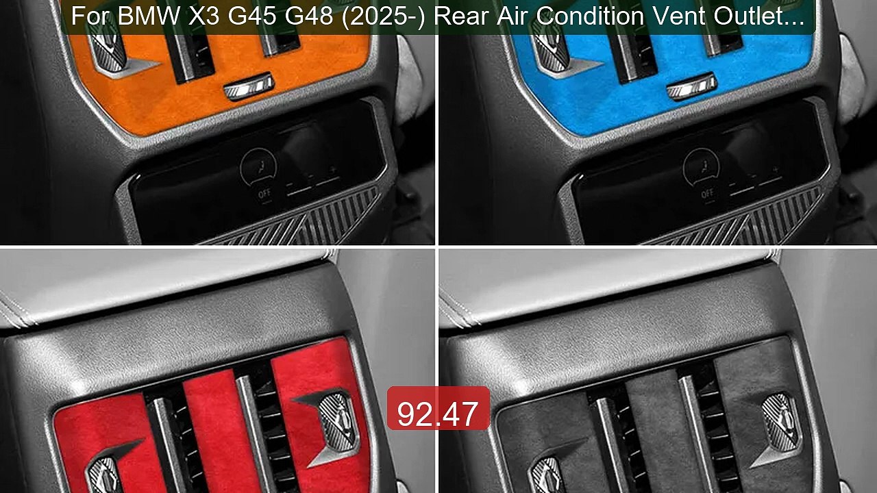For BMW X3 G45 G48 (2025-) Rear Air Condition Vent Outlet Pane... -- Best Buy 2026 | Great Quality!