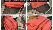 Ultra-light Nylon Crossbody Bag for Women Adjustable Wide Strap Lig... -- Top Rated 2026 | Buy Now!
