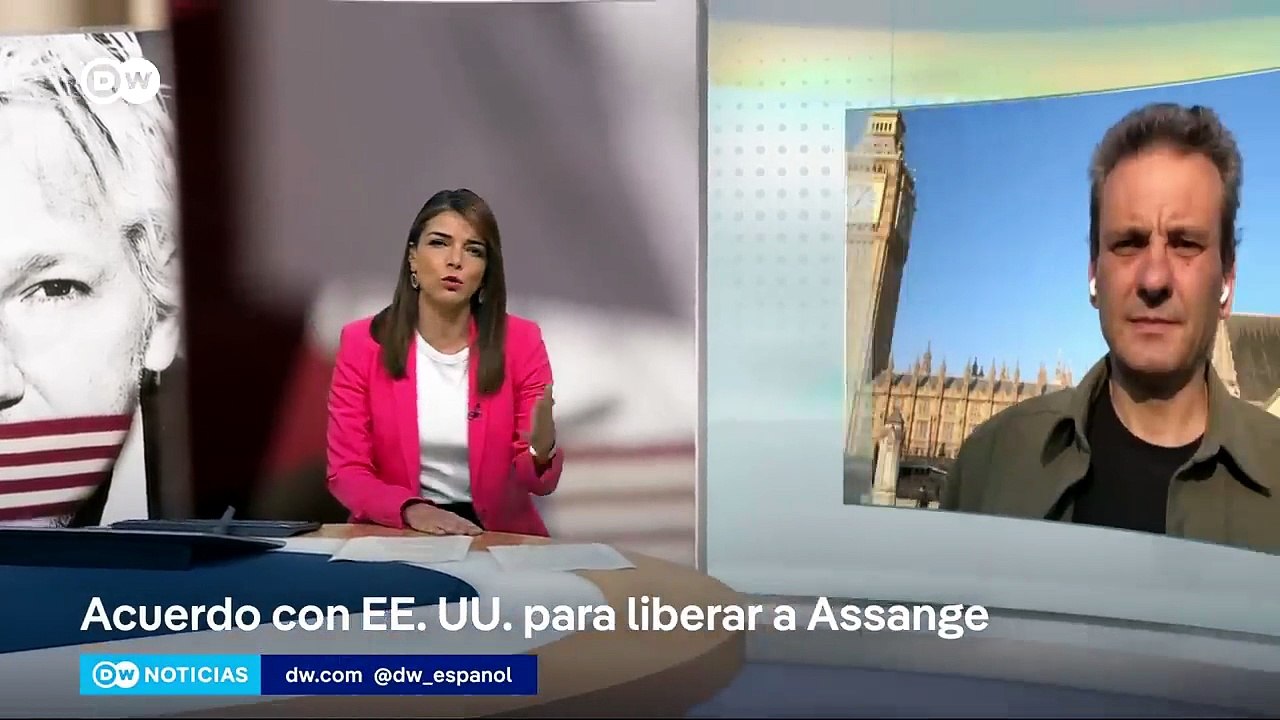 Julian Assange sale de prisión tras un "calvario" de 12 años